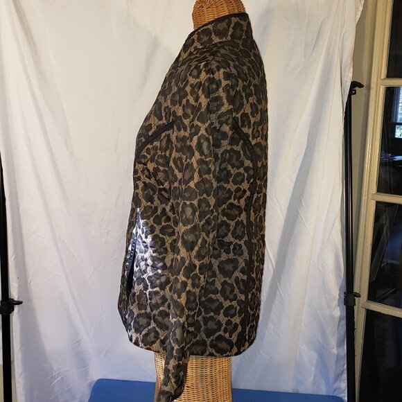Ladies PECK & PECK COLLECTION Quilted Animal Print Jacket - M - Picture 2 of 4